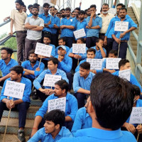 proterial (Hitachi) worker strike in gurgaon
